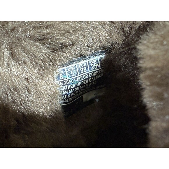 Skechers Boots Women 8 Chocolate Brown On The Go Joy Bundle Up Faux Fur Lined - Picture 11 of 11